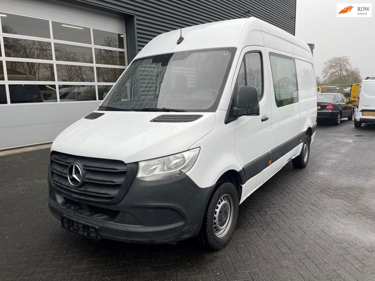 Mercedes-Benz Sprinter - 314 CDI Automaat L2H2 Dubbel Cabine Trekhaak Airco - AutoWereld.nl