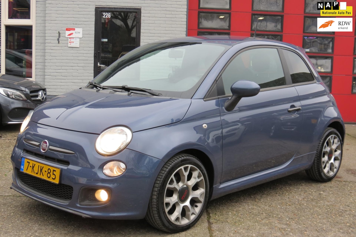 Fiat 500 - 0.9 TwinAir 500 SPORT, LEDER, NAVI , - AutoWereld.nl