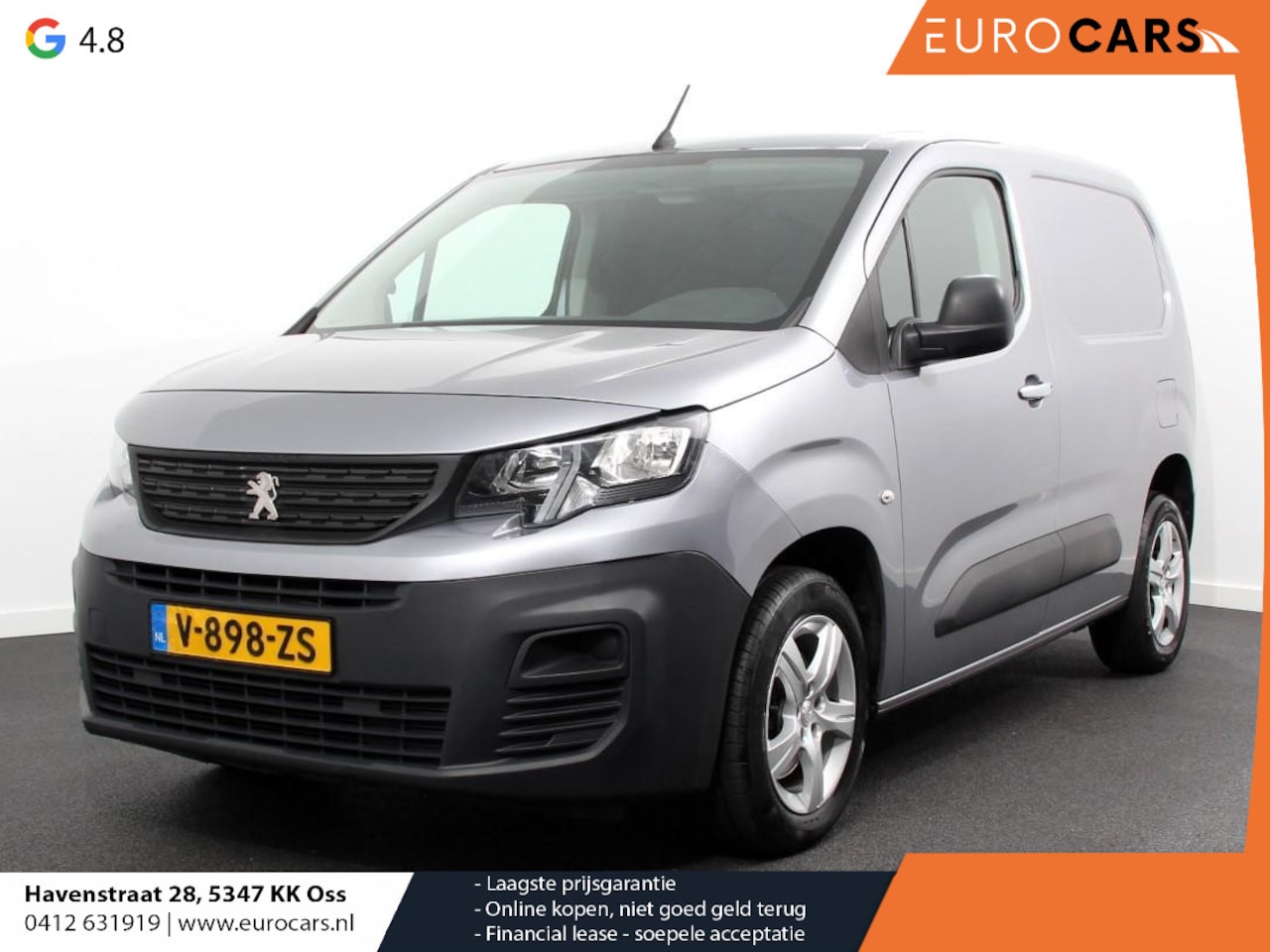 Peugeot Partner - 1.6 BlueHDI Pro Nieuw model! | Airco | Lichtmetalen Velgen | Lees opmerkingen! - AutoWereld.nl