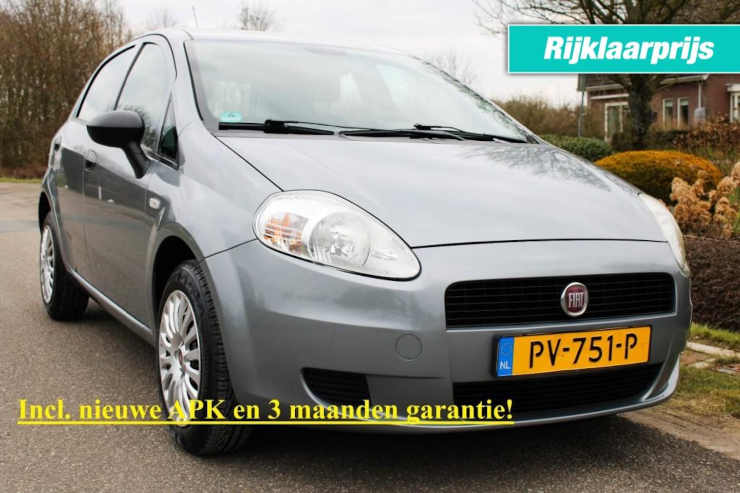 Fiat Punto - 1.2 69pk Actual airco/5-deurs - AutoWereld.nl