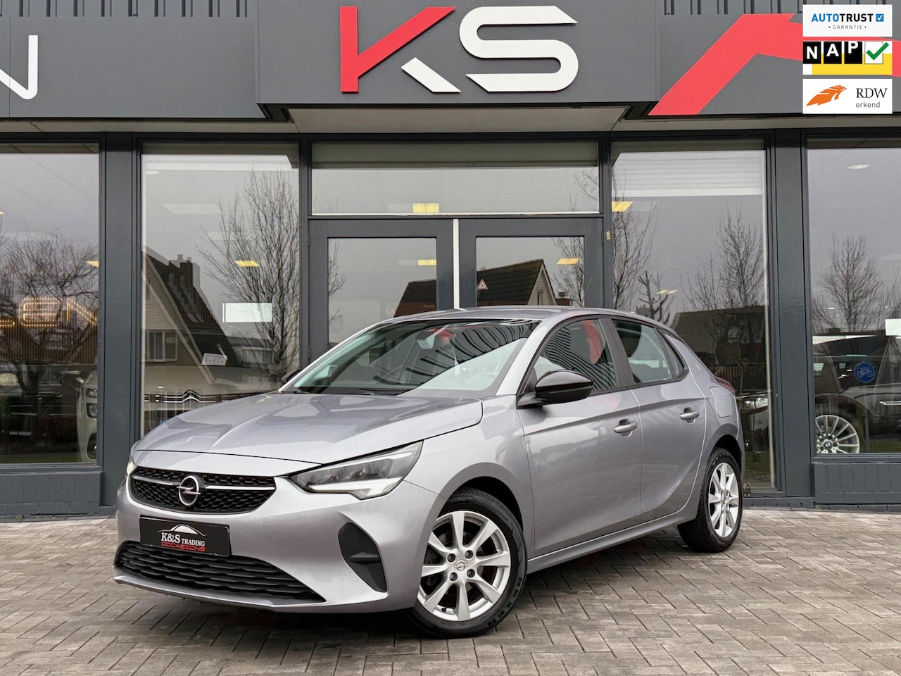 Opel Corsa - 1.2 Edition BTW Airco Led Pdc Apple carplay Cruise Navi - AutoWereld.nl