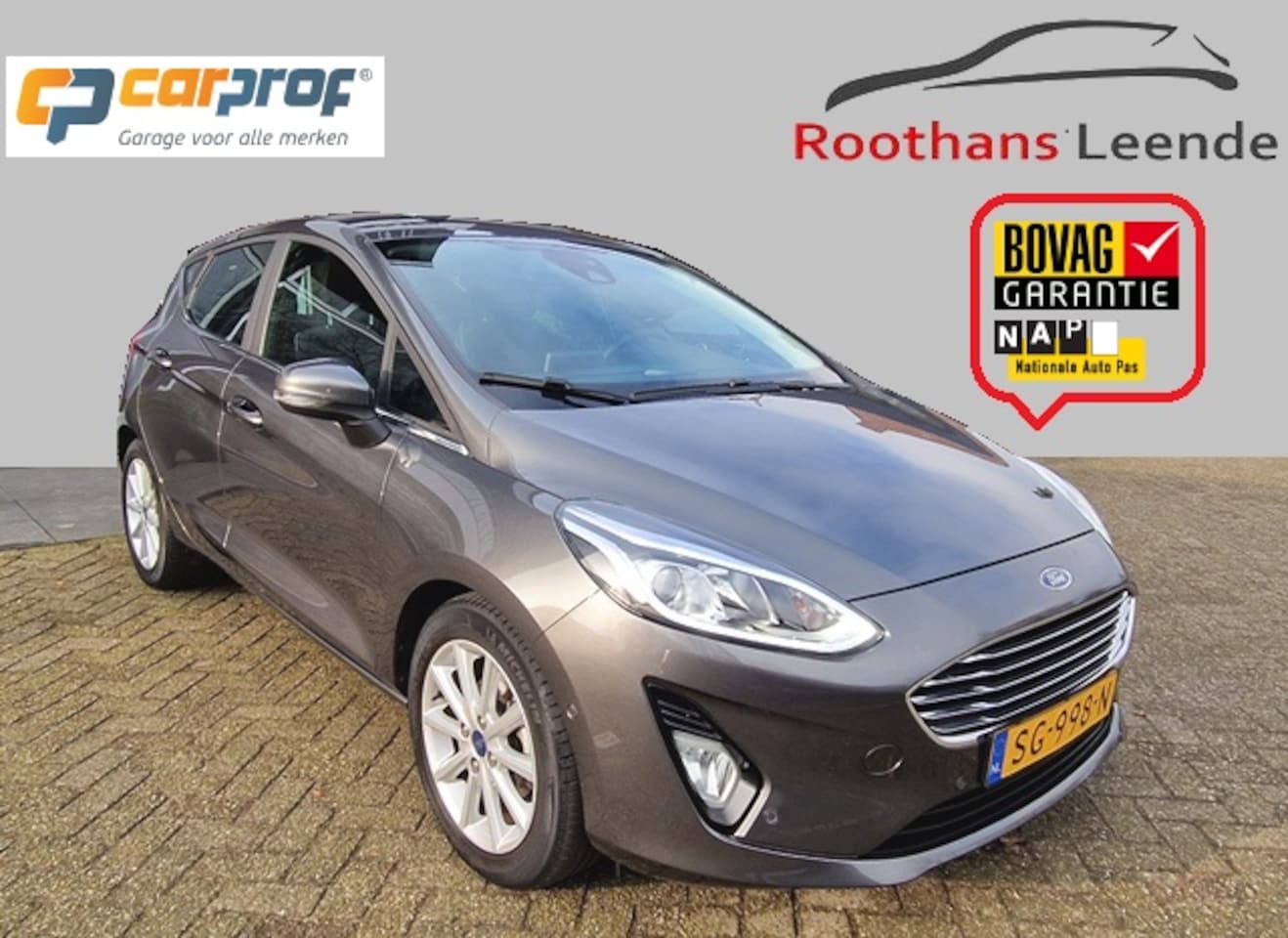 Ford Fiesta - 1.0 100PK A/T EcoBoost Titanium Navi - Camera & Trekhaak - AutoWereld.nl