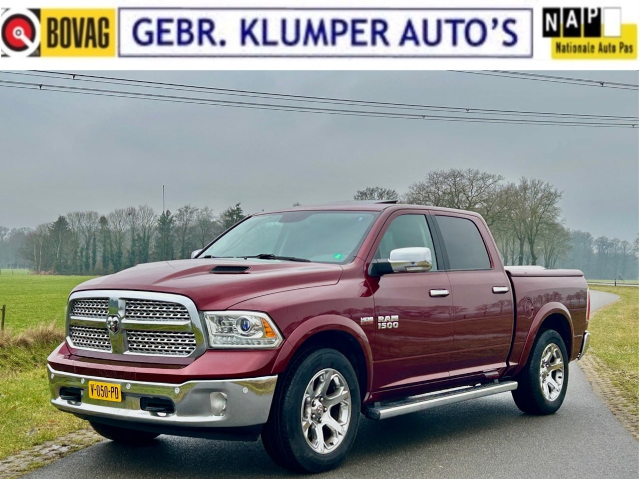 Dodge Ram 1500 - 5.7 V8 4x4 Crew Cab 5'7 Laramie 1e Eigenaar, Full Option, Luchtvering - AutoWereld.nl