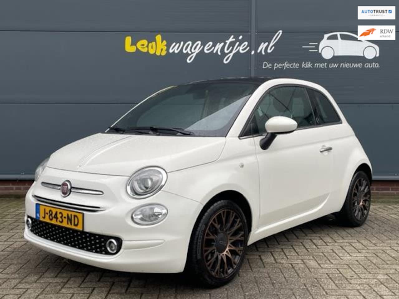 Fiat 500 - 1.2 120th Edition *carplay *climate *cruise *pano - AutoWereld.nl