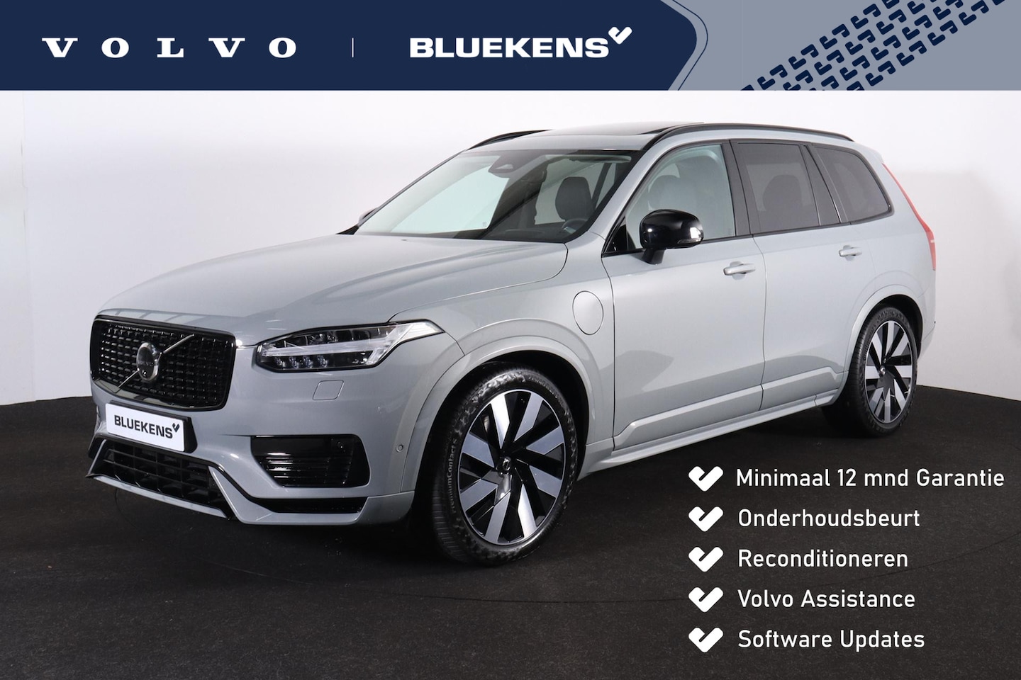 Volvo XC90 - T8 Recharge AWD Ultimate Dark - Luchtvering - Panorama/schuifdak - IntelliSafe Assist & Su - AutoWereld.nl