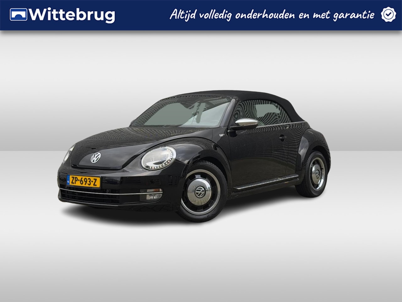 Volkswagen Beetle Cabriolet - 1.4 TSI Design / Parkeersensoren V+A / Stoelverwarming / Lederen Sportstoelen / 16" LMV - AutoWereld.nl