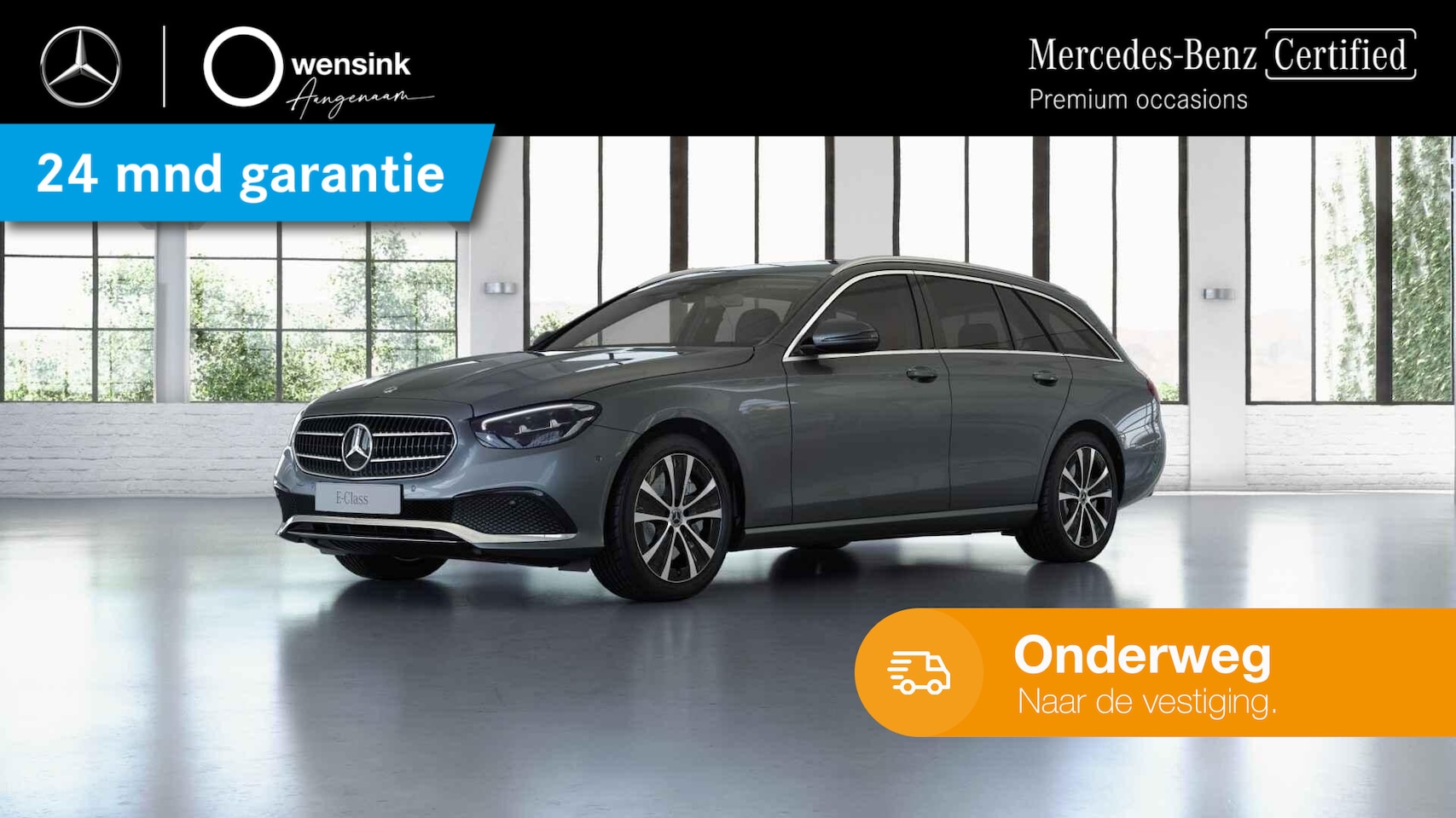 Mercedes-Benz E-klasse Estate - 300 de AMG Line | Burmester | Trekhaak | Rijassistentiepakket | Sfeerverlichting | - AutoWereld.nl