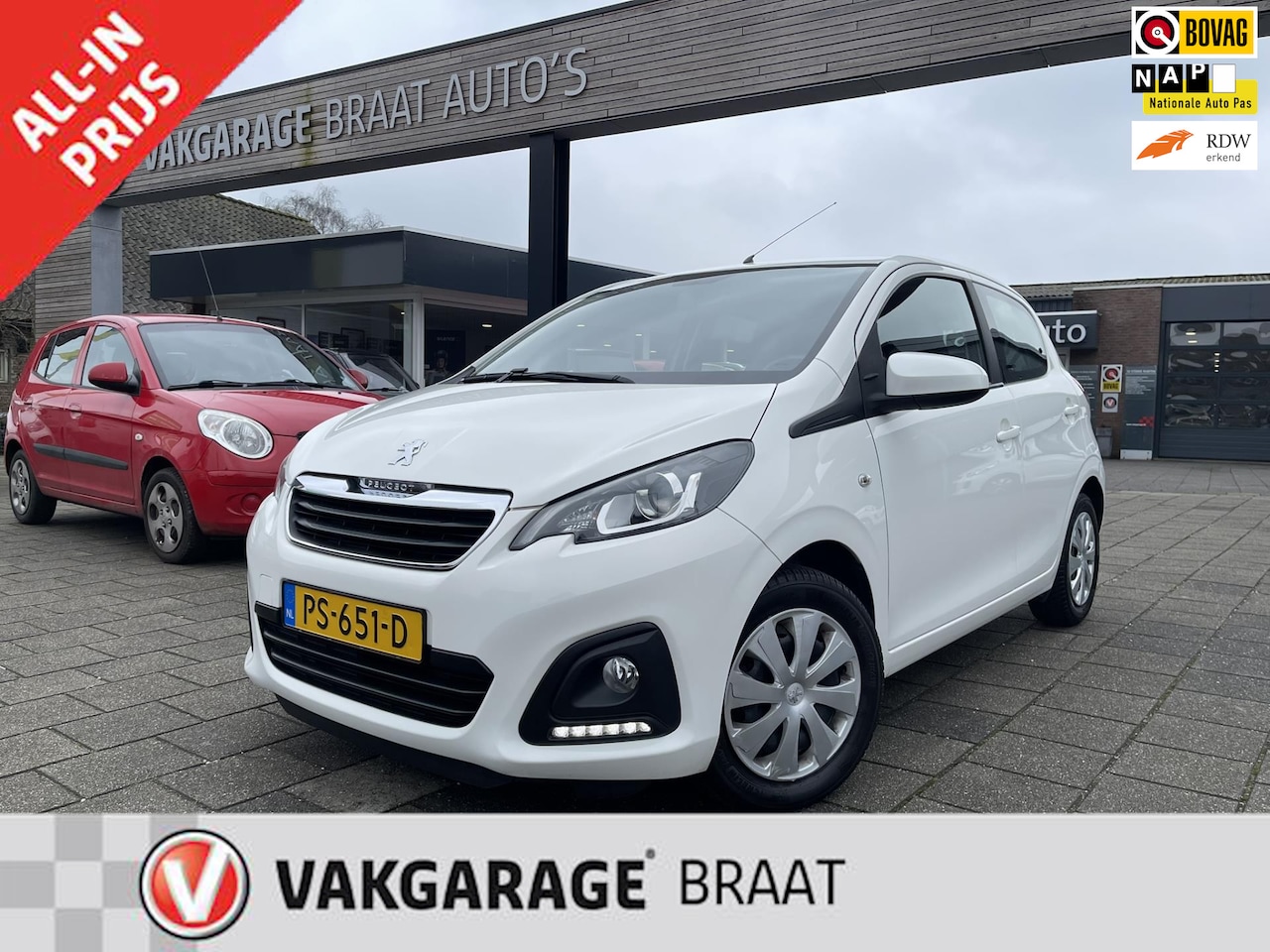 Peugeot 108 - 1.0 l AIRCO l ELEK. RAMEN l BLUETOOTH l RIJKLAAR! - AutoWereld.nl