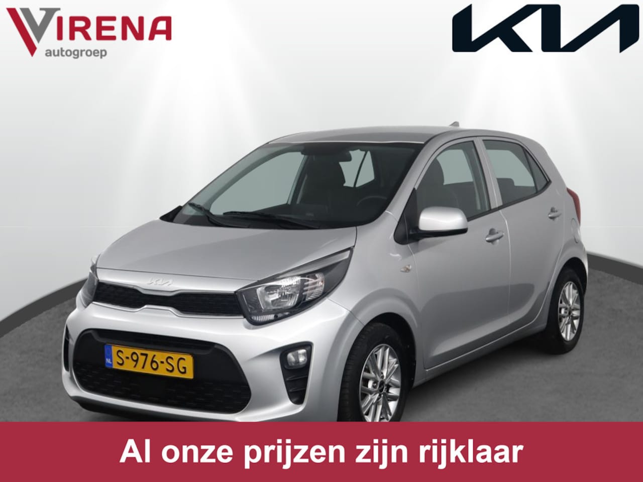 Kia Picanto - 1.0 DPi DynamicLine Navigatie via Apple Carplay/Android Auto - Cruise control - Airco - Ca - AutoWereld.nl