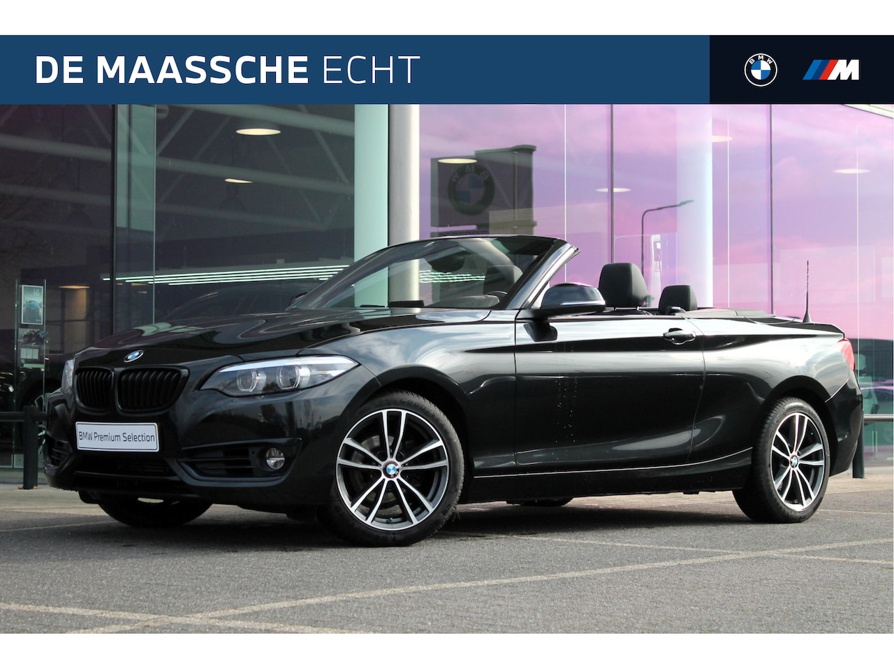 BMW 2-serie Cabrio - 218i High Executive Sport Line Automaat / Sportstoelen / Navigatie Professional / Cruise C - AutoWereld.nl