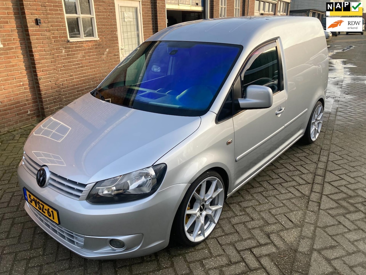 Volkswagen Caddy - 1.6 TDI Bj 2012 SHOW CADDY Schroefset, 19 inch Rotiform, MARGE APK 02-2026,154 PK - AutoWereld.nl