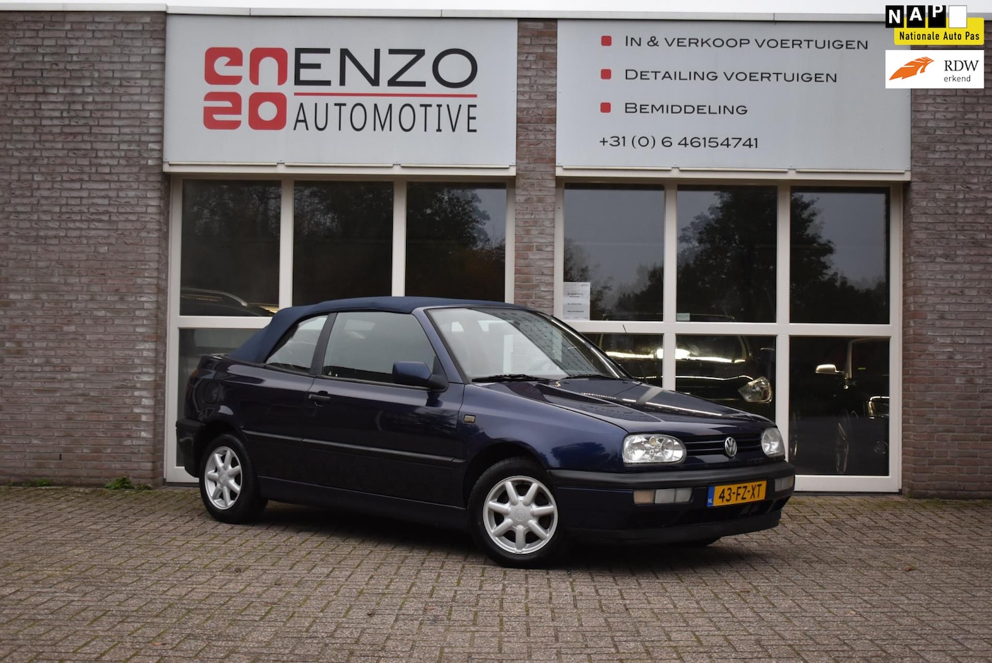 Volkswagen Golf Cabriolet - 1.8 Milestone FULL option Karman cabrio Vol opties Weinig kms - AutoWereld.nl