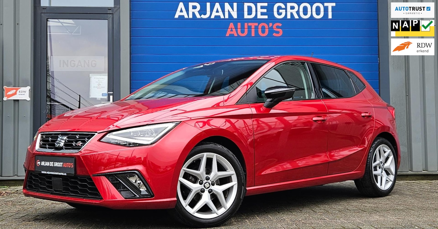 Seat Ibiza - 1.0 TSI FR Clima Carplay Cruise LED zeer mooi! - AutoWereld.nl