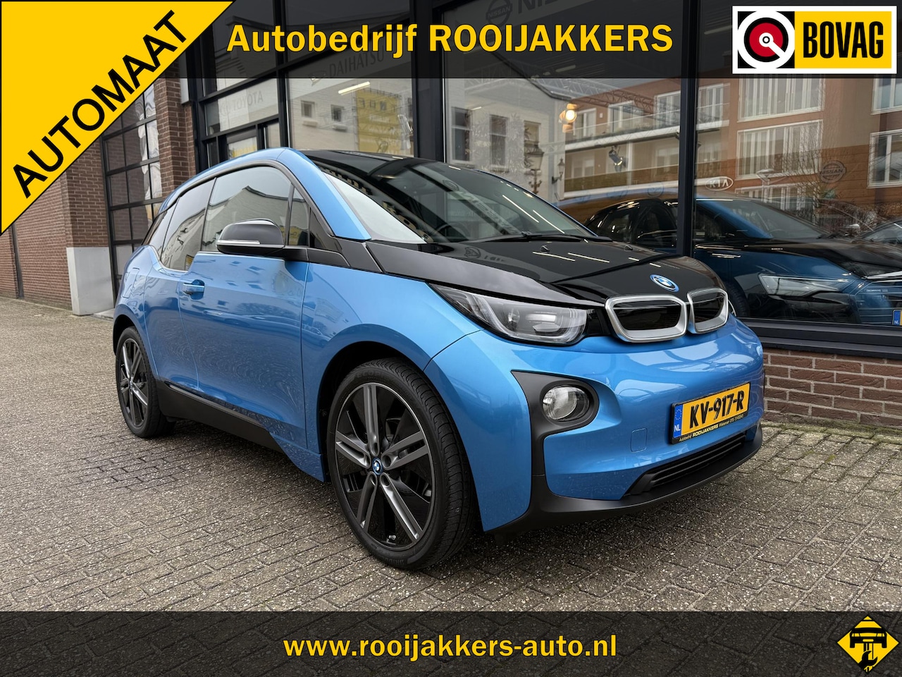 BMW i3 - High Executive 94Ah 33 kWh LED / Leder / Warmtepomp / Navigatie / Alu 20 inch - AutoWereld.nl