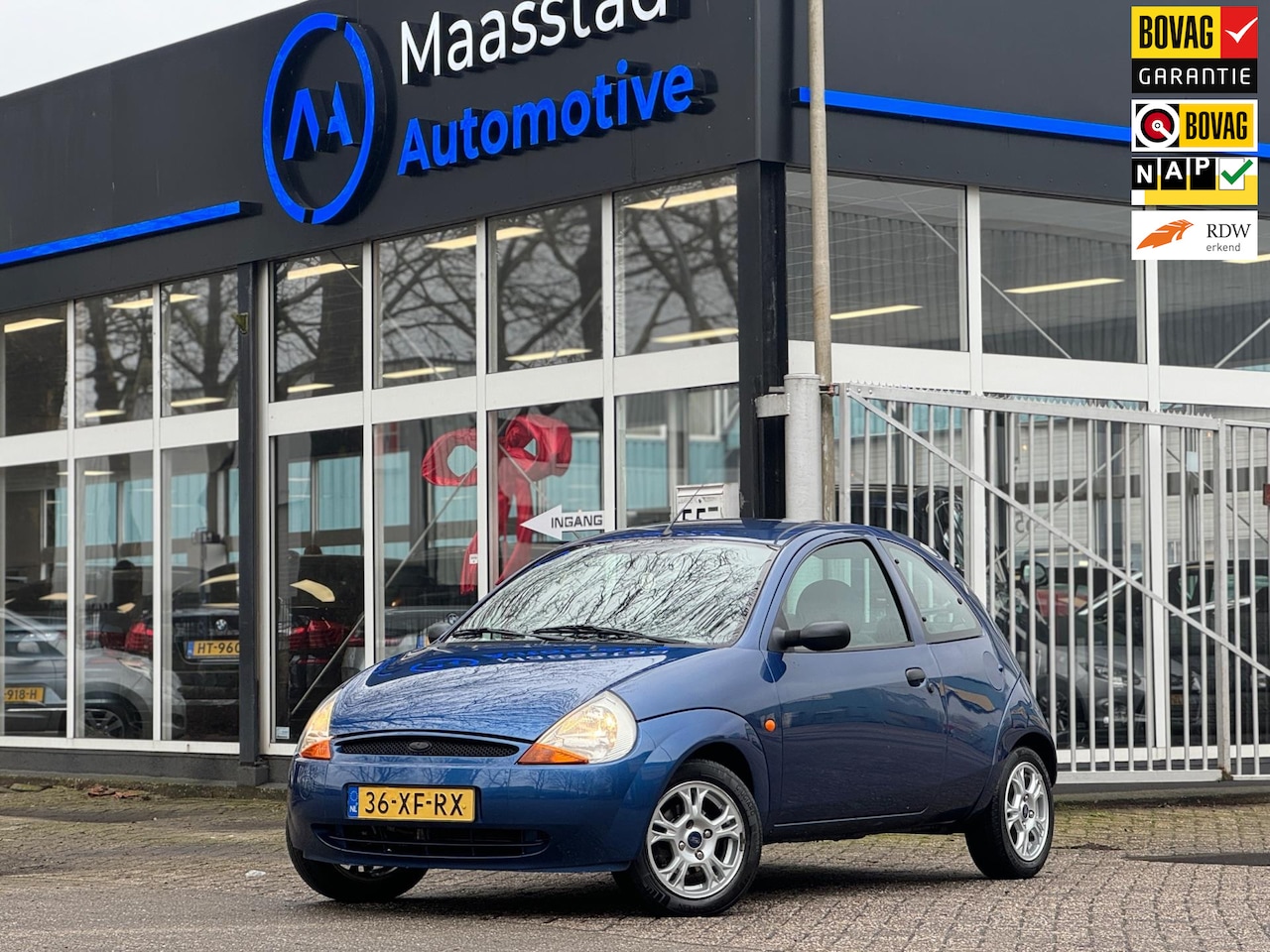 Ford Ka - 1.3 Futura Airco Elektr.ramen Topstaat Bouwjaar 2007 APK - AutoWereld.nl