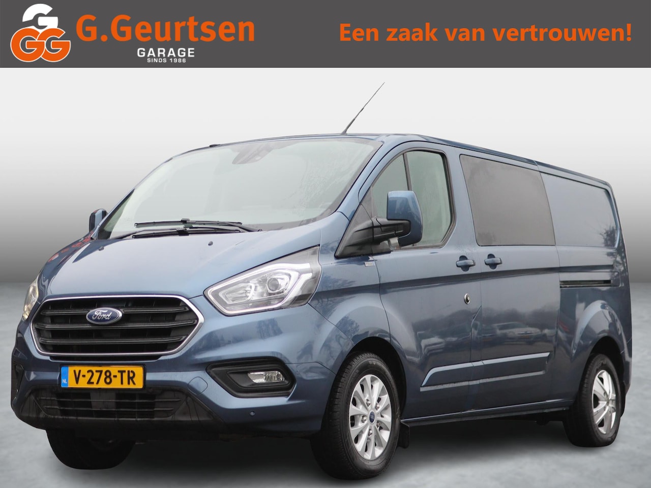 Ford Transit Custom - 300 2.0 TDCI L2H1 Limited DC Bluetooth, Cruise Control, Trekhaak - AutoWereld.nl