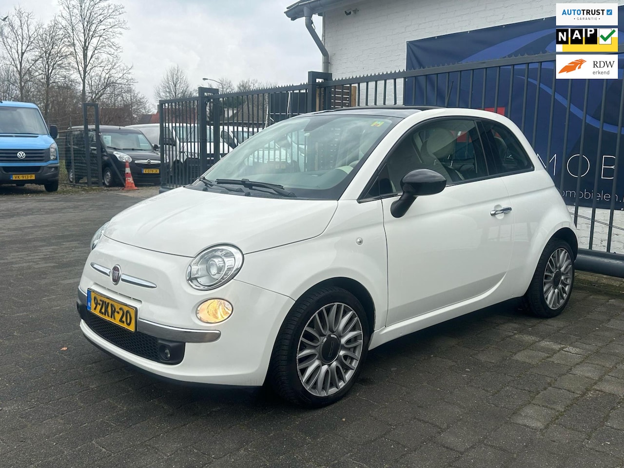 Fiat 500 - 0.9 TwinAir Turbo Cult / AIRCO / GLAZENDAK / MULTIFUNCTIONEEL STUURWIEL - AutoWereld.nl