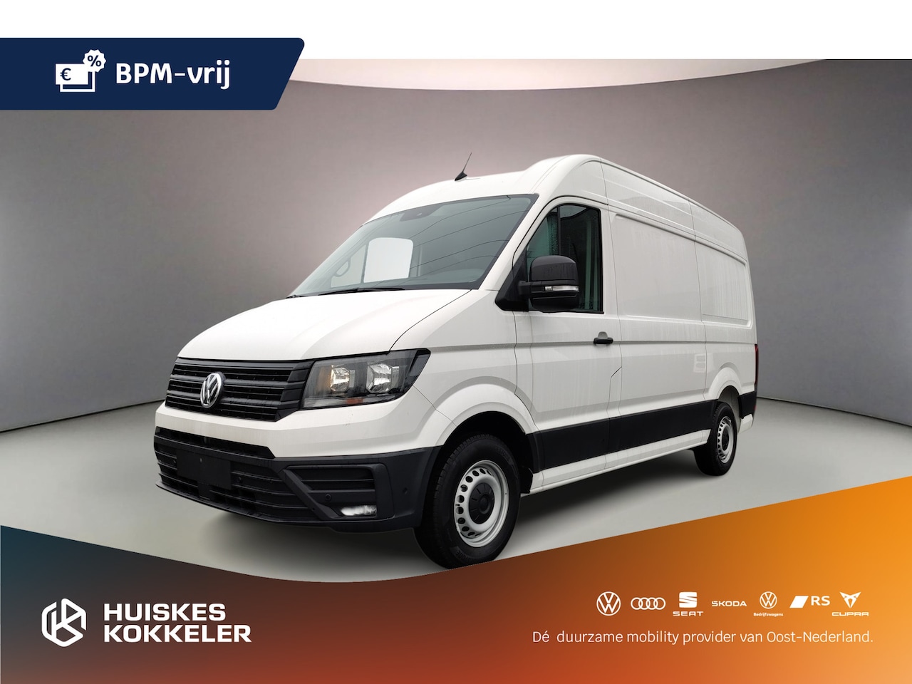 Volkswagen Crafter - Bestelwagen 35 2.0 TDI 140pk Automaat L3H3 Highline Geveerde stoel | Navigatie I Cruise co - AutoWereld.nl