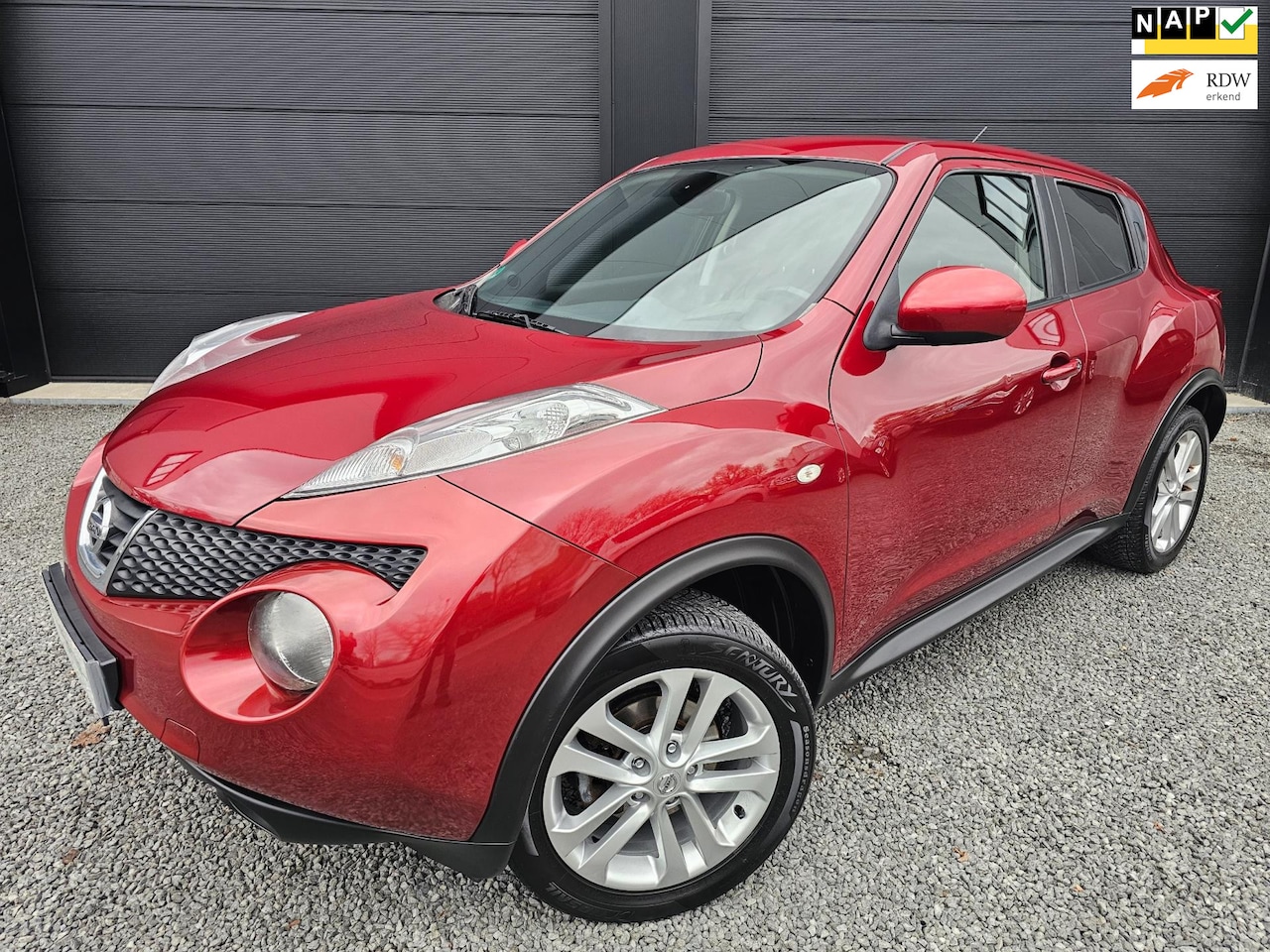 Nissan Juke - 1.6 Tekna | Leder | ECC | Onderhoud | - AutoWereld.nl