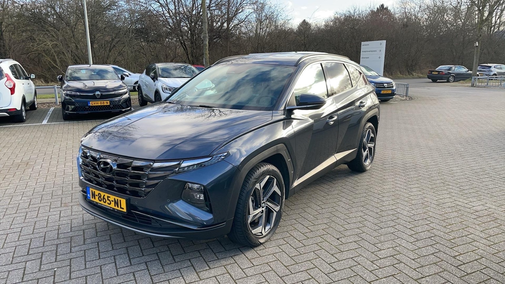 Hyundai Tucson - 1.6 T-GDI HEV Comfort Smart leder / stoel en stuurverw 15195 KM ! - AutoWereld.nl