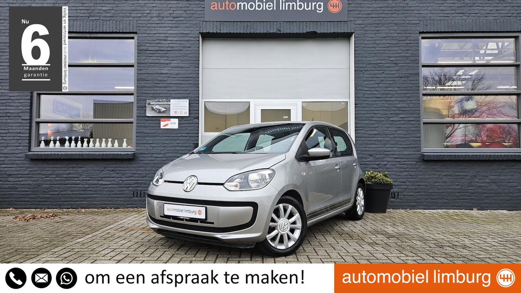 Volkswagen Up! - 1.0 Club up! BlueMotion | CRUISE CONTROL | PDC | BLUETOOTH | VOLLEDIGE ONDERHOUDSHISTORIE - AutoWereld.nl