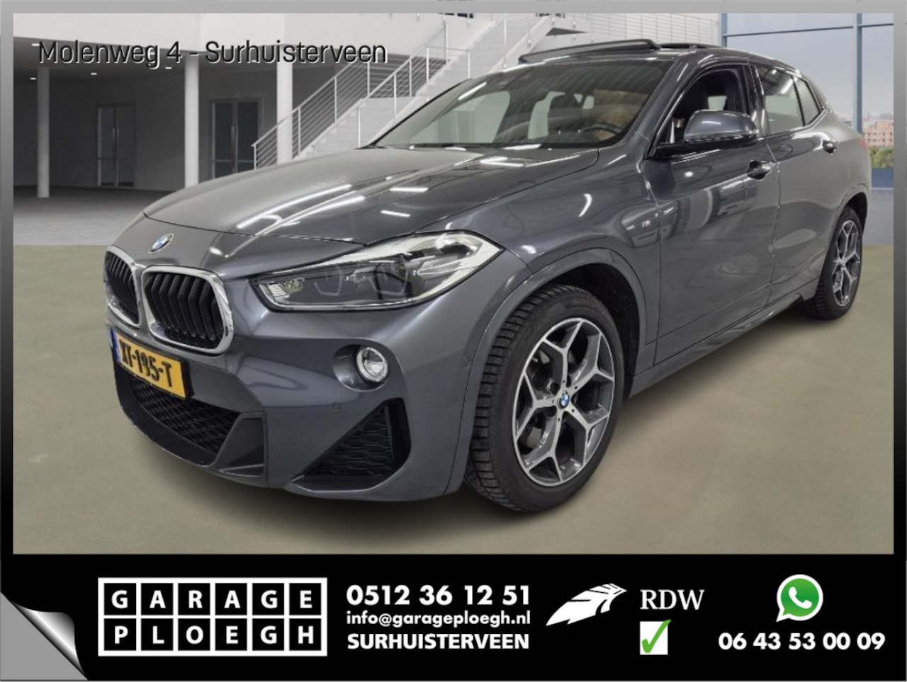 BMW X2 - 20i 192pk M-Sport High HUD Executive OpenSky LeerSport Zwarte Hemel - AutoWereld.nl