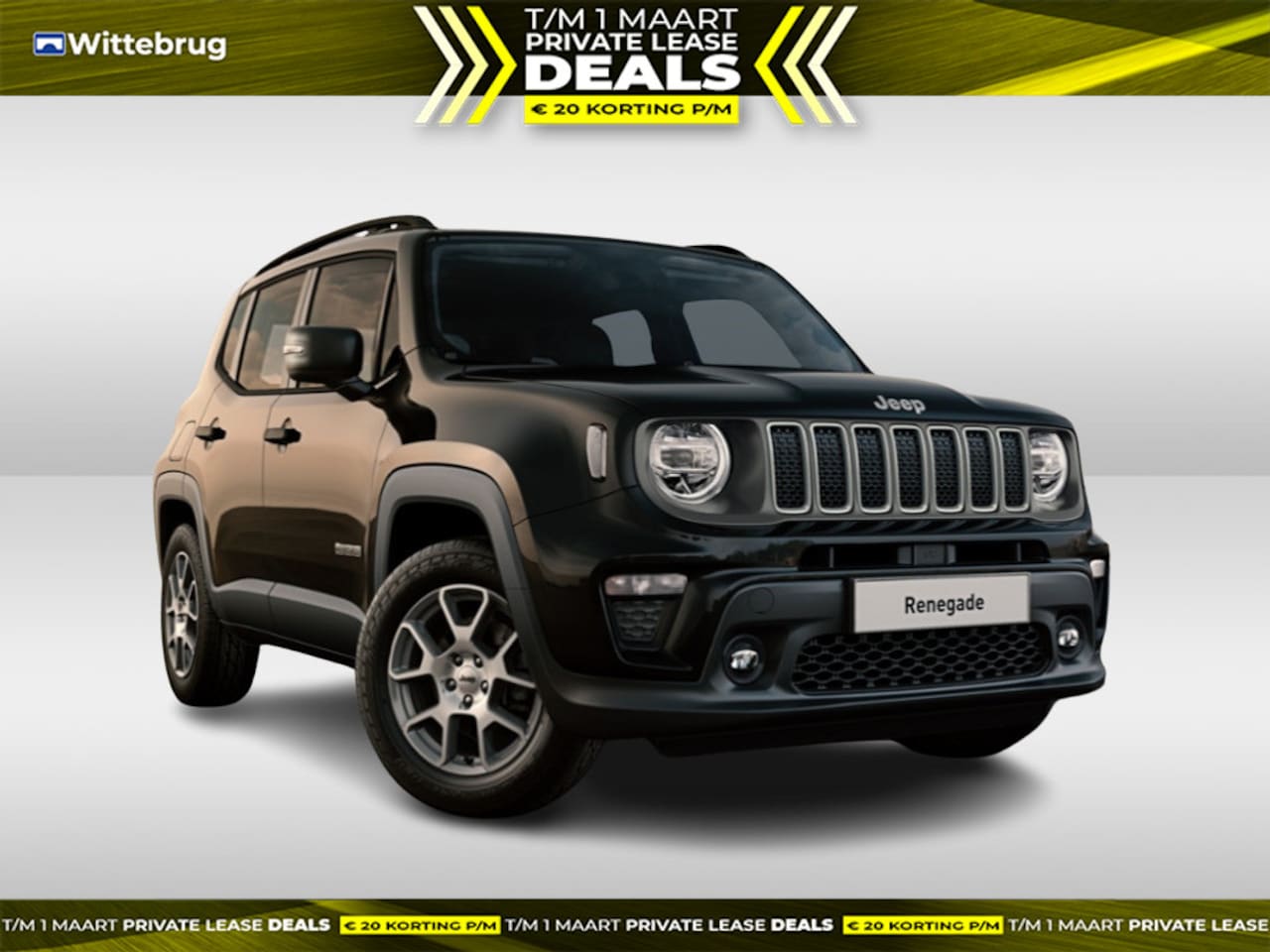 Jeep Renegade - 4xe 190 Plug-in Hybrid Electric Altitude COMFORT PACK - TECH PACK - VOORRAAD - AutoWereld.nl