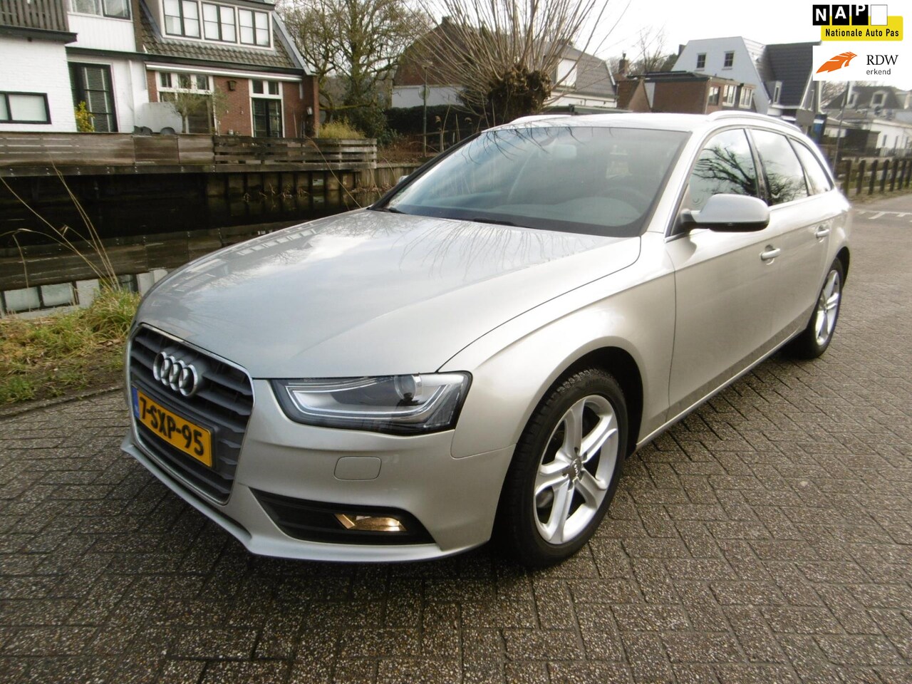 Audi A4 Avant - 1.8 TFSI 170pk Automaat Clima Navi Trekhaak 1500kg Historie - AutoWereld.nl