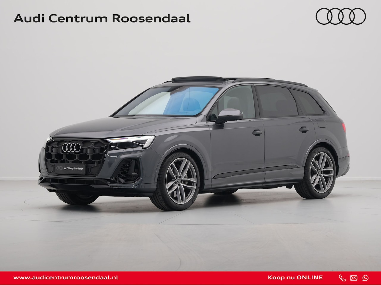 Audi Q7 - 55 TFSI e quattro Pro Line S Trekhaak Panoramadak B&O Vierwielbesturing - AutoWereld.nl