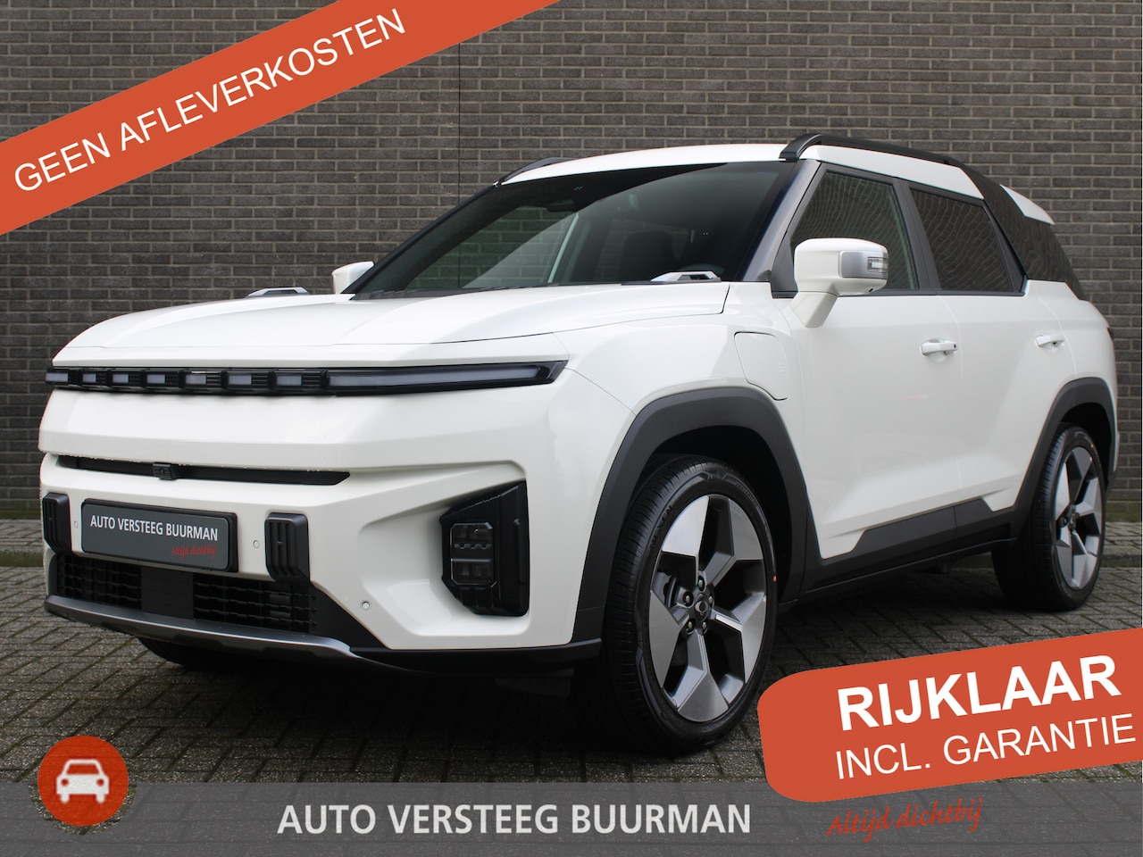 KGM Torres EVX - Titanium 73.4 kWh Titanium 73.4 kWh 207pk, Grand White, 20"inch LM velgen - AutoWereld.nl