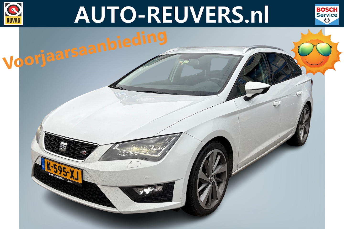 Seat Leon ST - 1.4 EcoTSI FR / LED / Navi / CarPlay / Cruisecontrol / Trekhaak - AutoWereld.nl