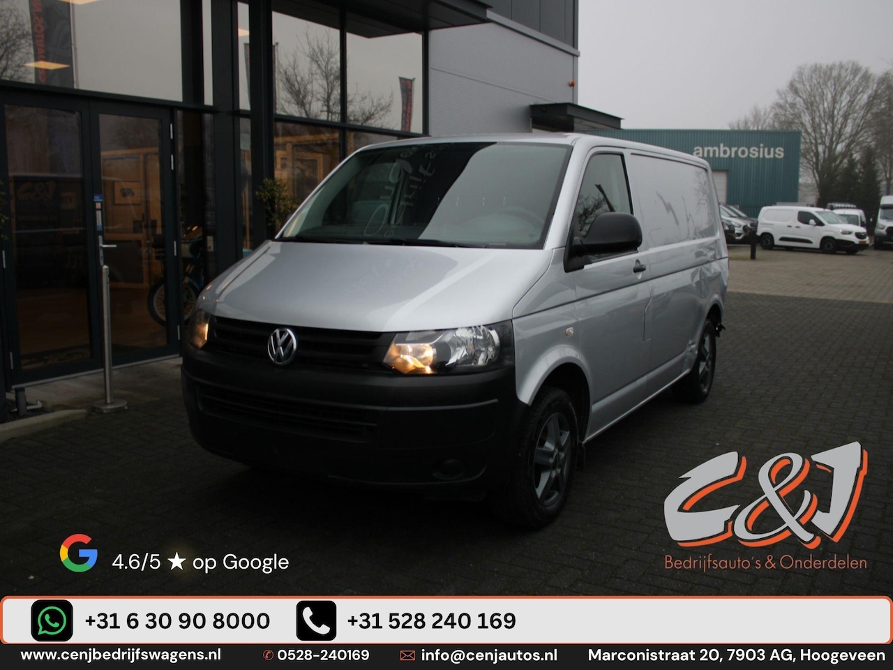 Volkswagen Transporter - 2.0 CRTDi 84kW 2.6T SWB Blue Motion airco cruise 156.000 km - AutoWereld.nl