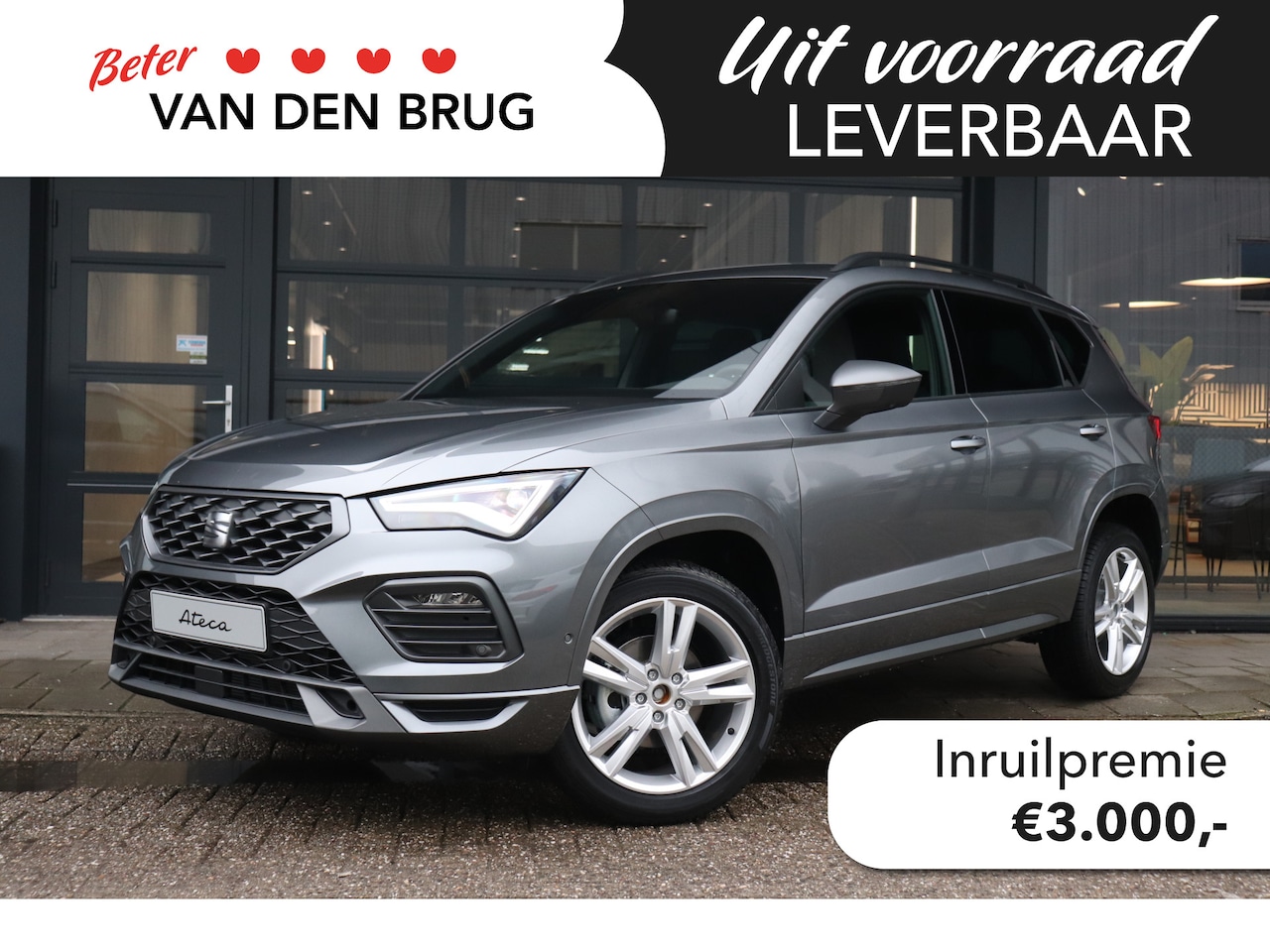 Seat Ateca - 1.5 TSI 150pk AUTOMAAT FR Business Intense | Stoel & Stuurverwarming | Virtual Cockpit | K - AutoWereld.nl