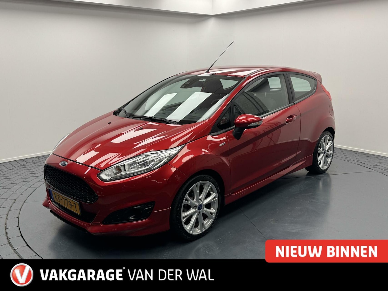 Ford Fiesta - 1.0i EcoBoost 125PK ST-Line Navigatie-Cr.contr-Clima-Lm17''velgen-Parkeersensoren-Bluetoot - AutoWereld.nl