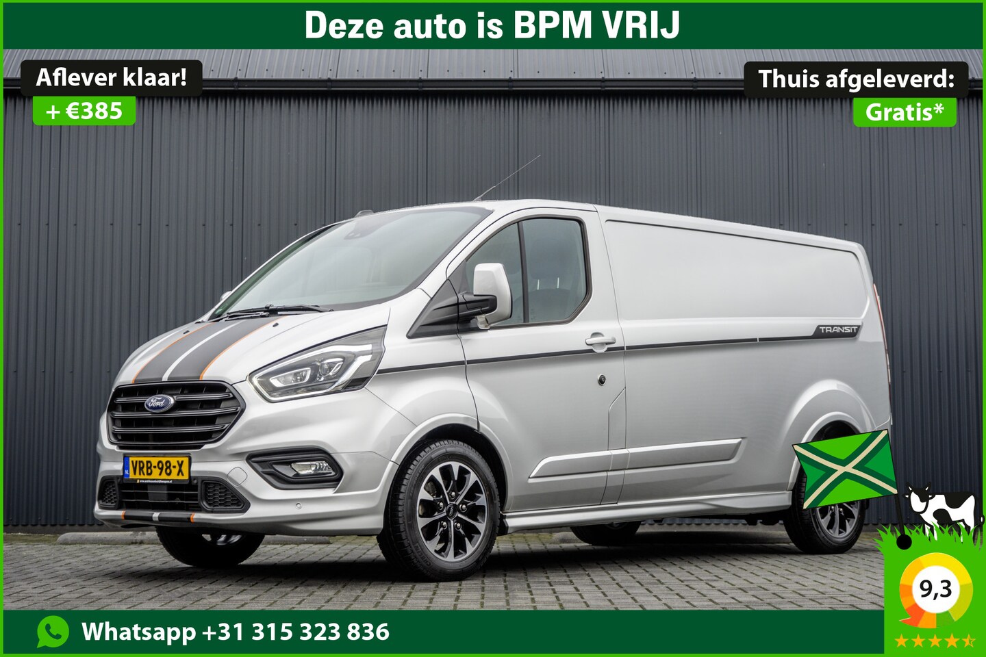 Ford Transit Custom - Sport 2.0 TDCI L2H1 | Automaat | 185 PK | Euro 6 | Adaptive Cruise | Airco | PDC | LED - AutoWereld.nl