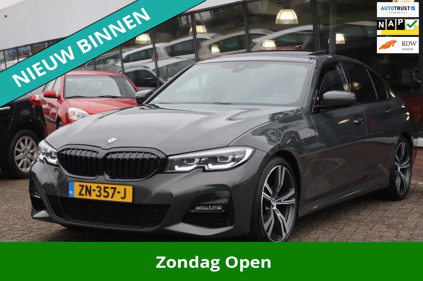 BMW 3-serie - 320i High Executive Edition M-Sport LED_PANO_HK AUDIO_HUDUP_NAP. - AutoWereld.nl