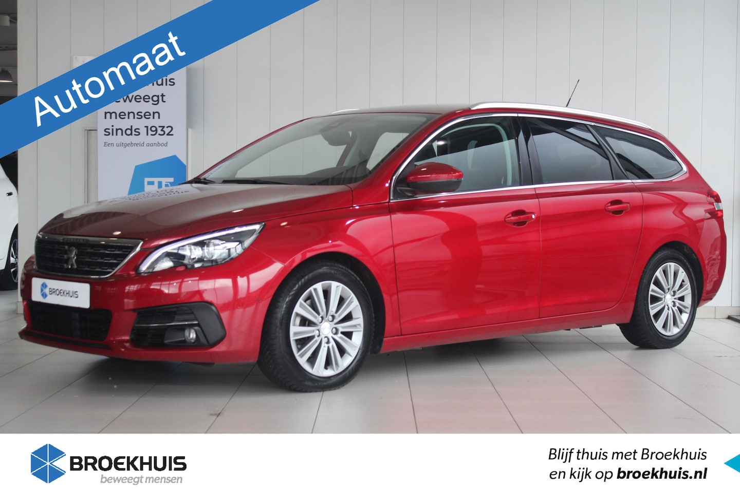 Peugeot 308 SW - 1.2 Turbo 130-PK EAT8 Blue Lease Premium AUTOMAAT PDC V+A | NAVI | STOELVERWARMING | CARPL - AutoWereld.nl