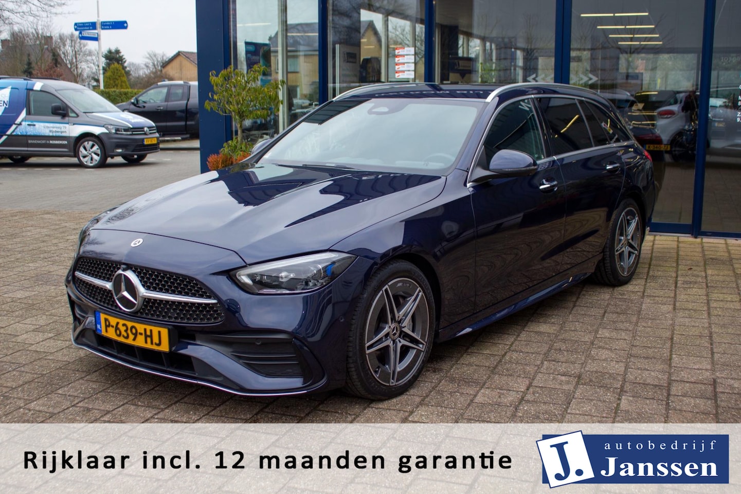 Mercedes-Benz C-klasse Estate - 180 AMG Line | Prijs incl. 12 mnd garantie| Navi LMV PDC Stoelverwarming Carplay Bluetooth - AutoWereld.nl