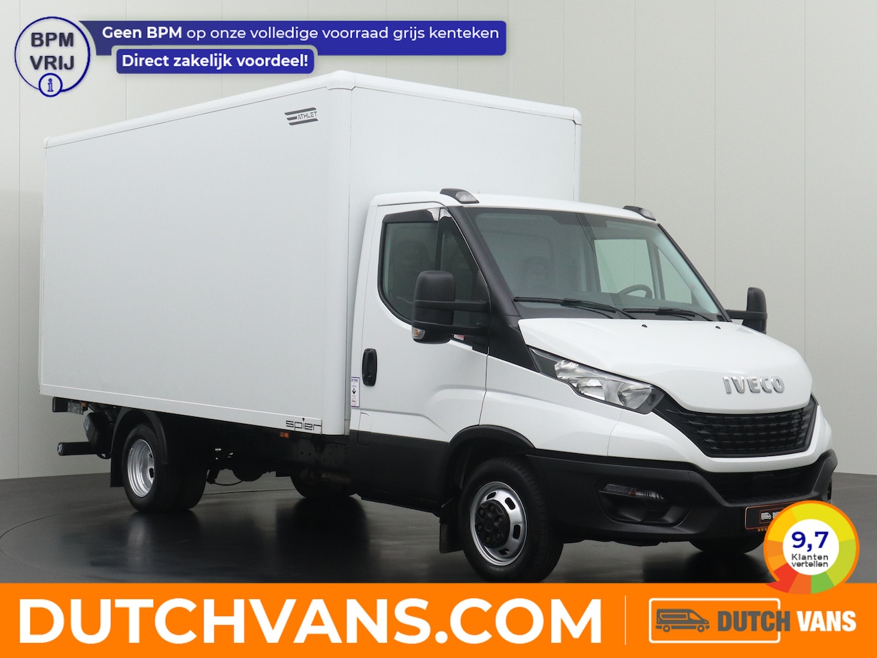 Iveco Daily - 35C16 Bakwagen+Laadklep | 4.38 Mtr Lengte | Airco | 3-Persoons | - AutoWereld.nl