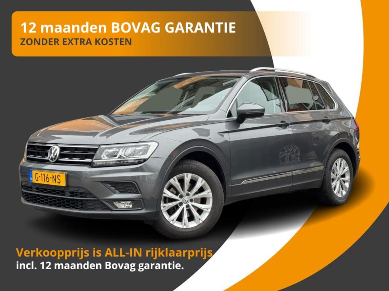 Volkswagen Tiguan - 1.5 TSI COMFORLINE BUSINESS/LED/CARPLAY/TREKHAAK/NL/1E EIG. - AutoWereld.nl