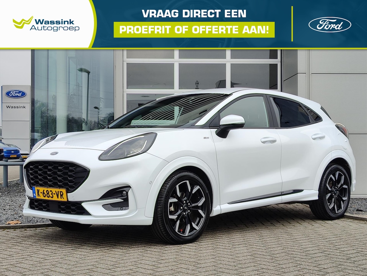 Ford Puma - 1.0i Ecoboost Hybrid 155pk - AutoWereld.nl