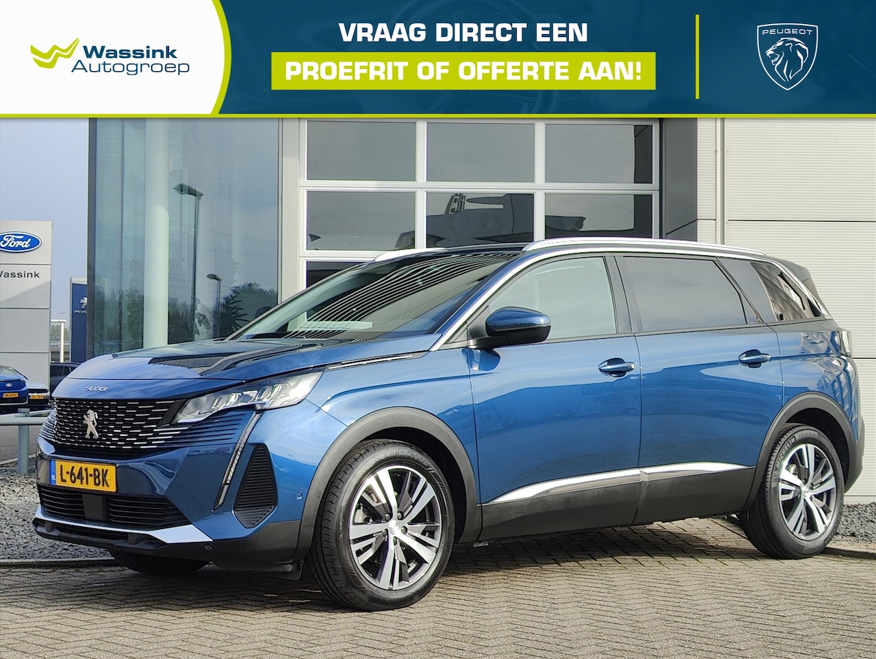 Peugeot 5008 - 1.2 PureTech 130pk Allure | Trekhaak | Camera | Adaptive cruise control - AutoWereld.nl