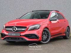 Mercedes-Benz A-klasse - AMG 45 4MATIC |PANO|SCHAALSTOELEN|H&K|MEMORY|VOLL. ONDERH