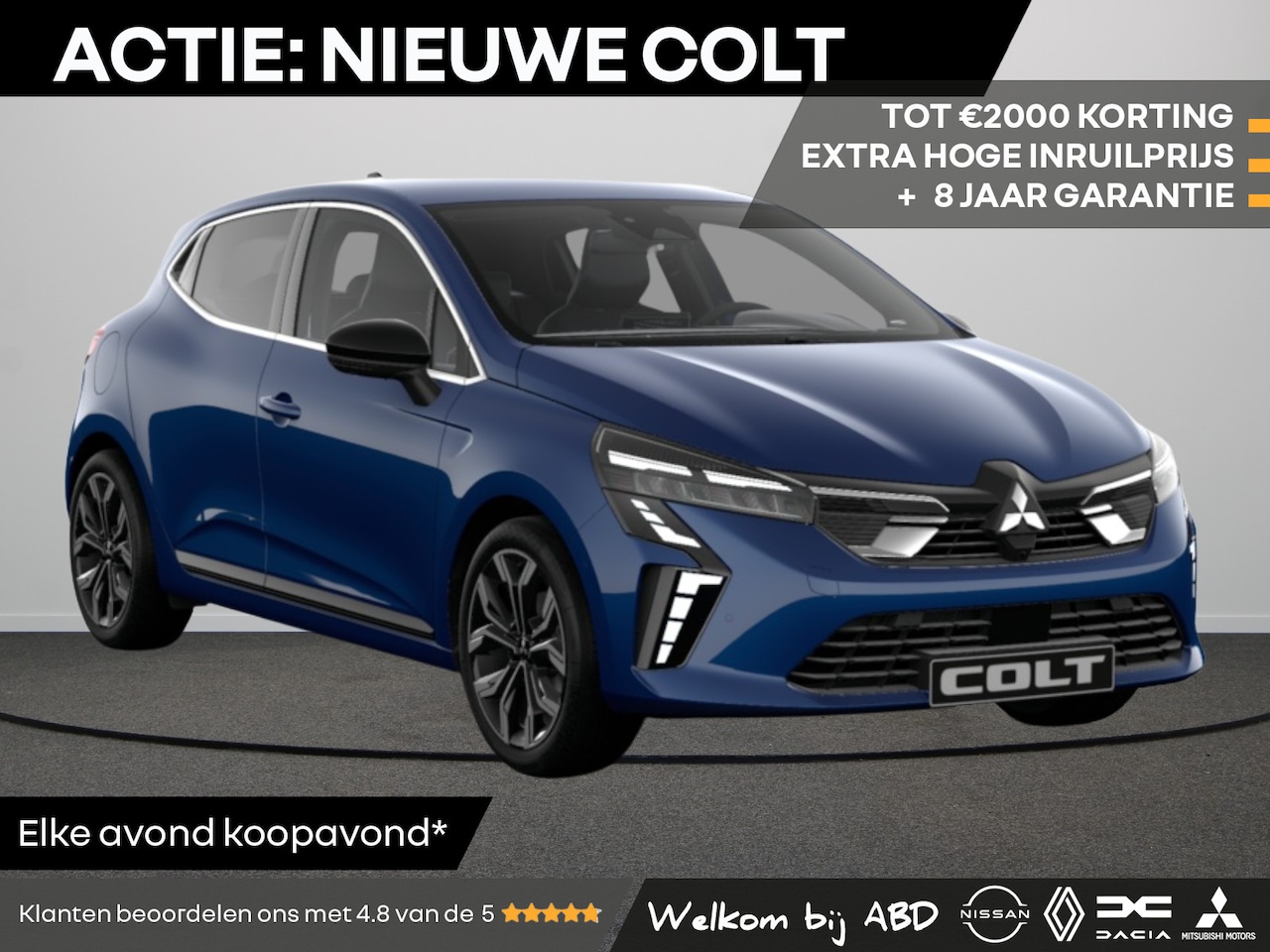 Mitsubishi Colt - 1.0 MPI-T 90 6MT Intense+ | Achteruitrijcamera | Adaptive Cruise Control (ACC) | Automatis - AutoWereld.nl