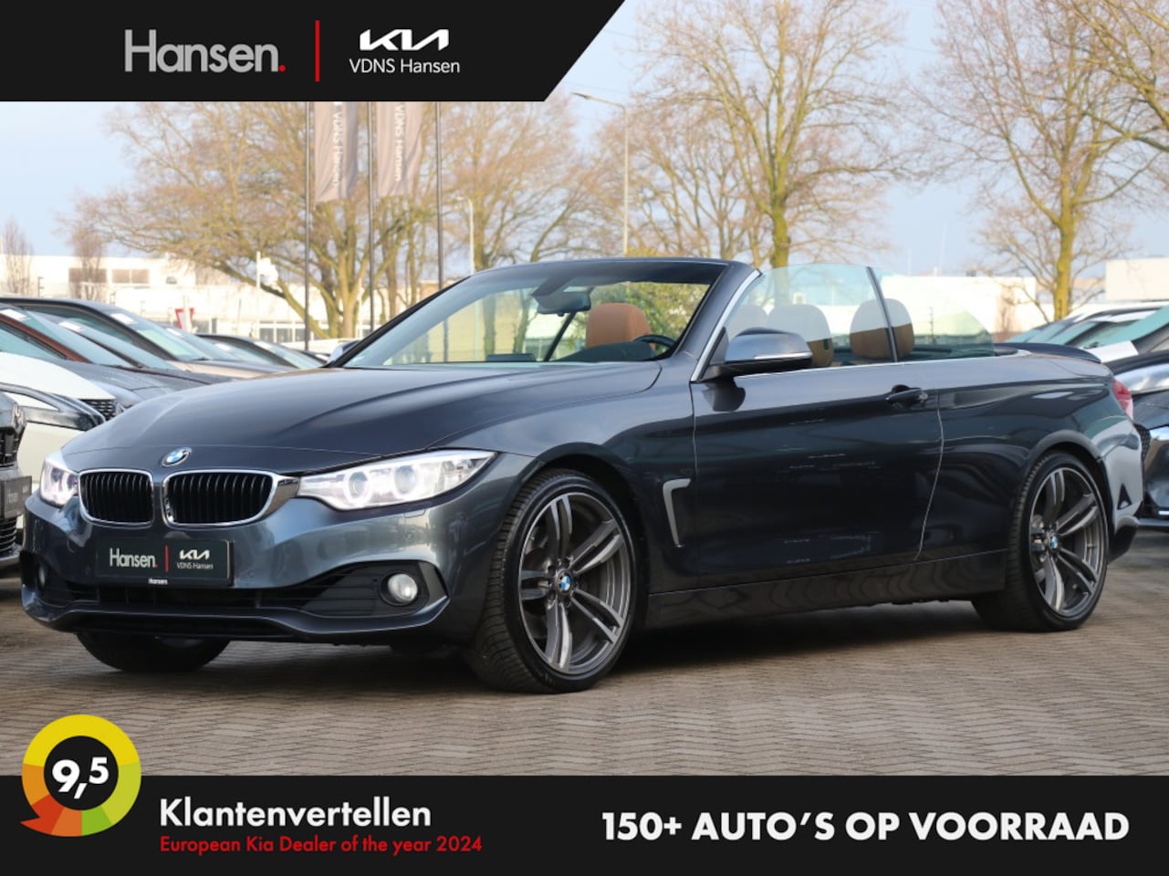 BMW 4-serie Cabrio - 430i I Navi I Leder I Trekhaak I LED - AutoWereld.nl