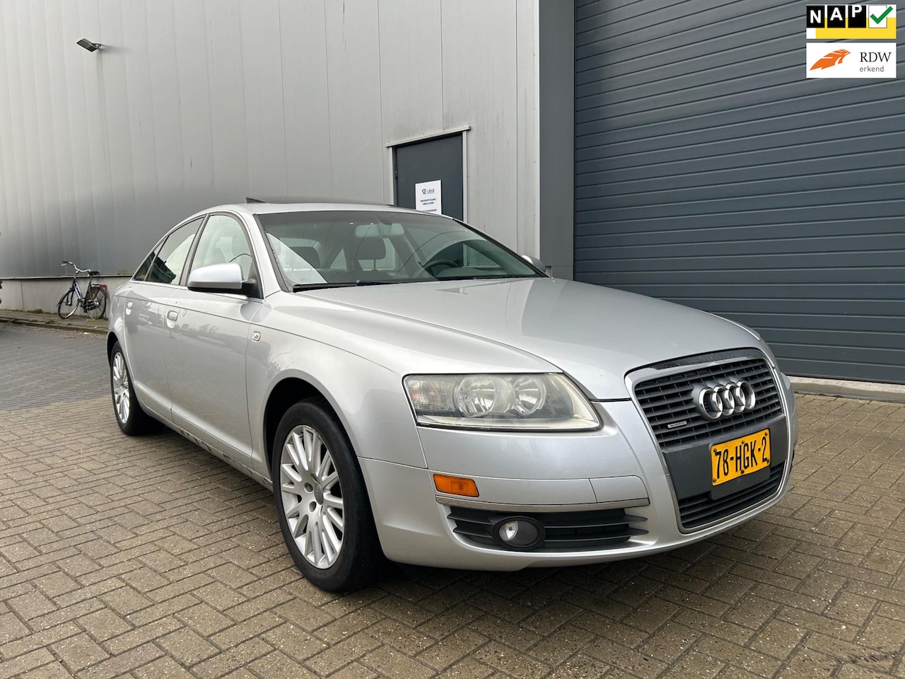 Audi A6 Limousine - 3.2 FSI Quattro AUT LEDER SK DAK 2007 - AutoWereld.nl