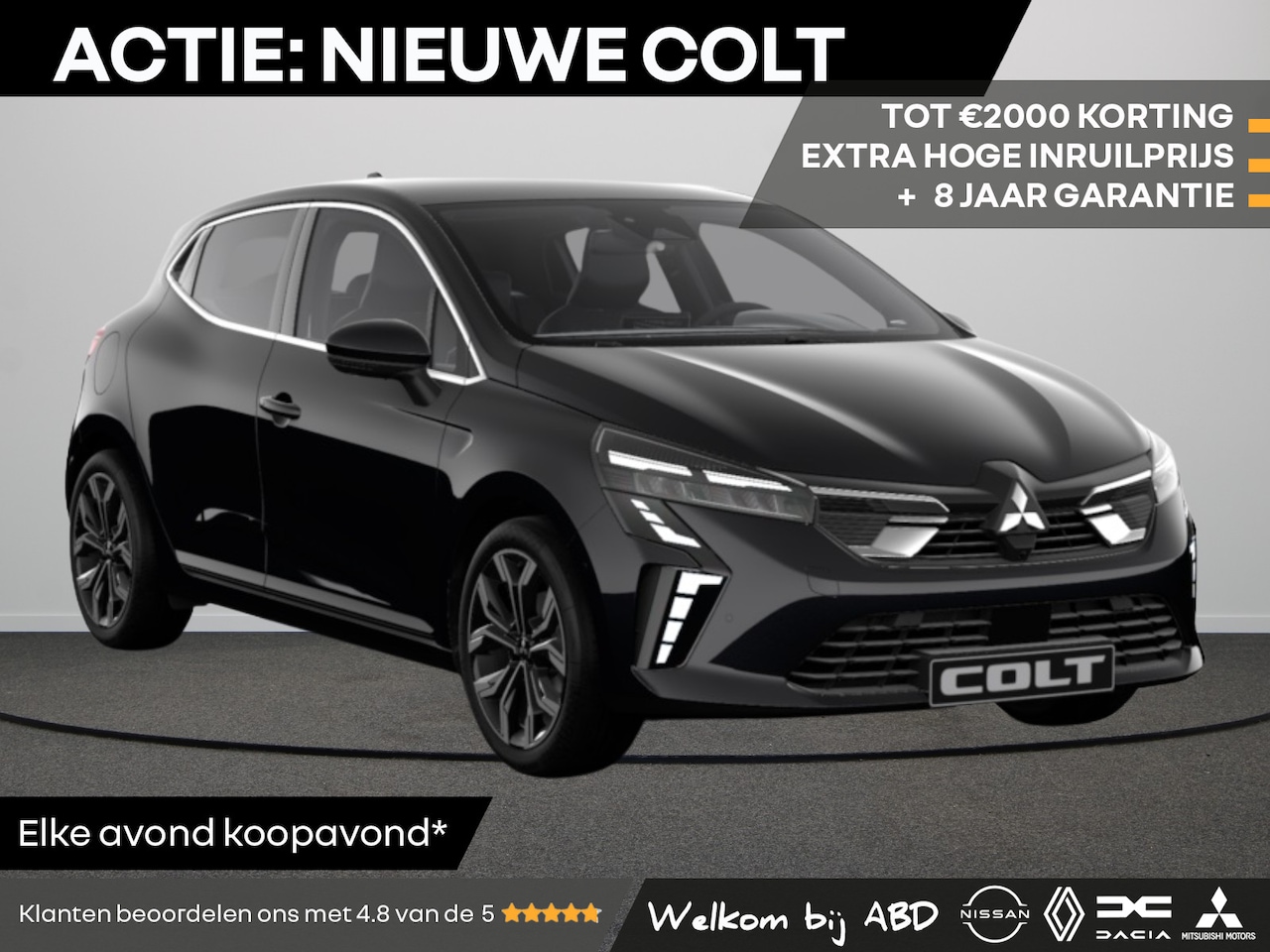 Mitsubishi Colt - 1.6 HEV 145 6AT Intense+ | Achteruitrijcamera | Adaptive Cruise Control (ACC) | Automatisc - AutoWereld.nl