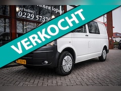 Volkswagen Transporter - 2.0 TDI L1 102pk Dubbele cabine | Airco | Carkit | Laadruimte betimmerd | Trekhaak |