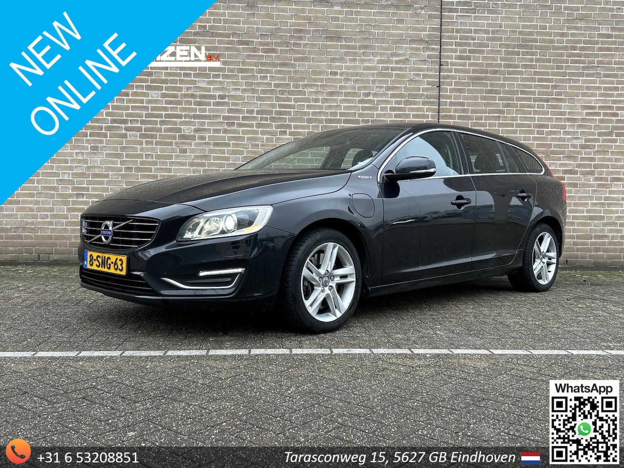 Volvo V60 - 2.4 D6 AWD Plug-In Hybrid Summum | Leder | Climate | Cruise | Navi | PDC | Stoelverwarming - AutoWereld.nl