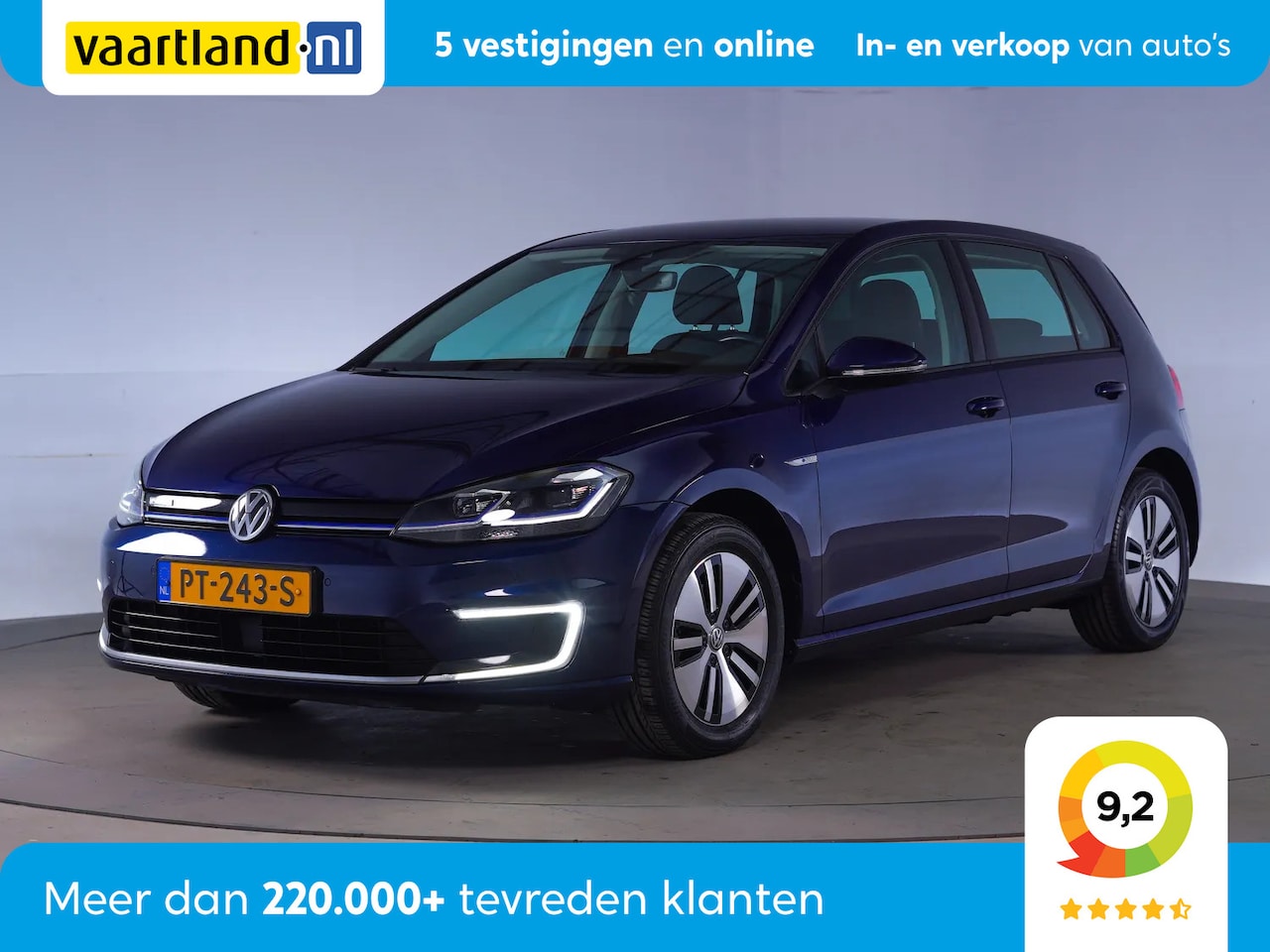 Volkswagen e-Golf - e-Golf 36 KWh [ Apple Carplay Cruise adaptief Navi] - AutoWereld.nl